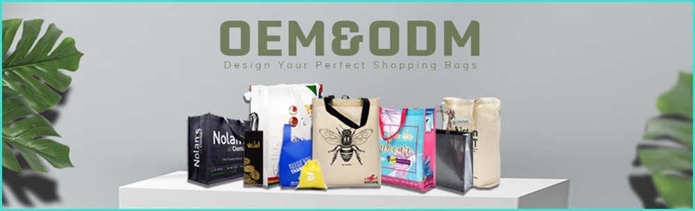 Drawstring bag banner