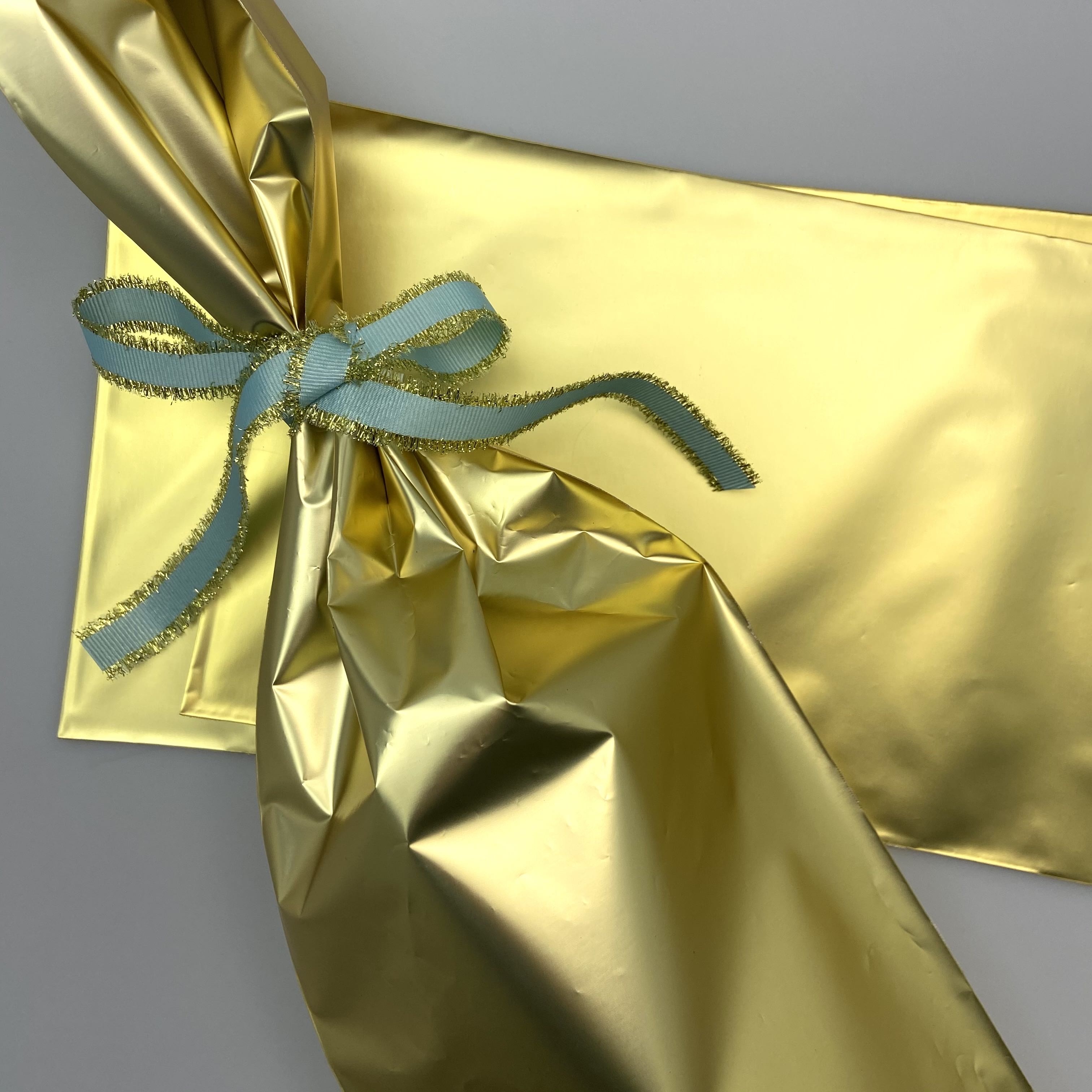 BPB Hot Selling Colored Wrappers Silver Foil Mylar Wine Bottle Gift Bags
