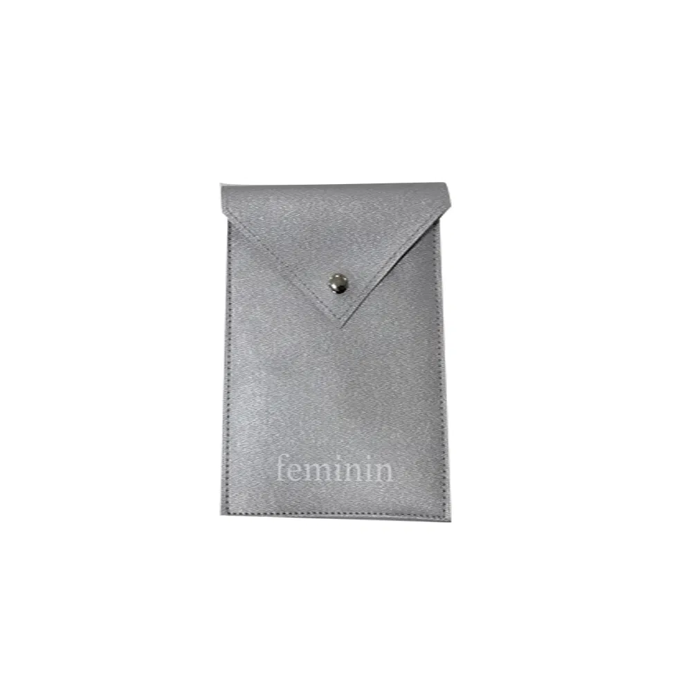 Different Colors Silk Screen Printing PU Pouch for Jewelry