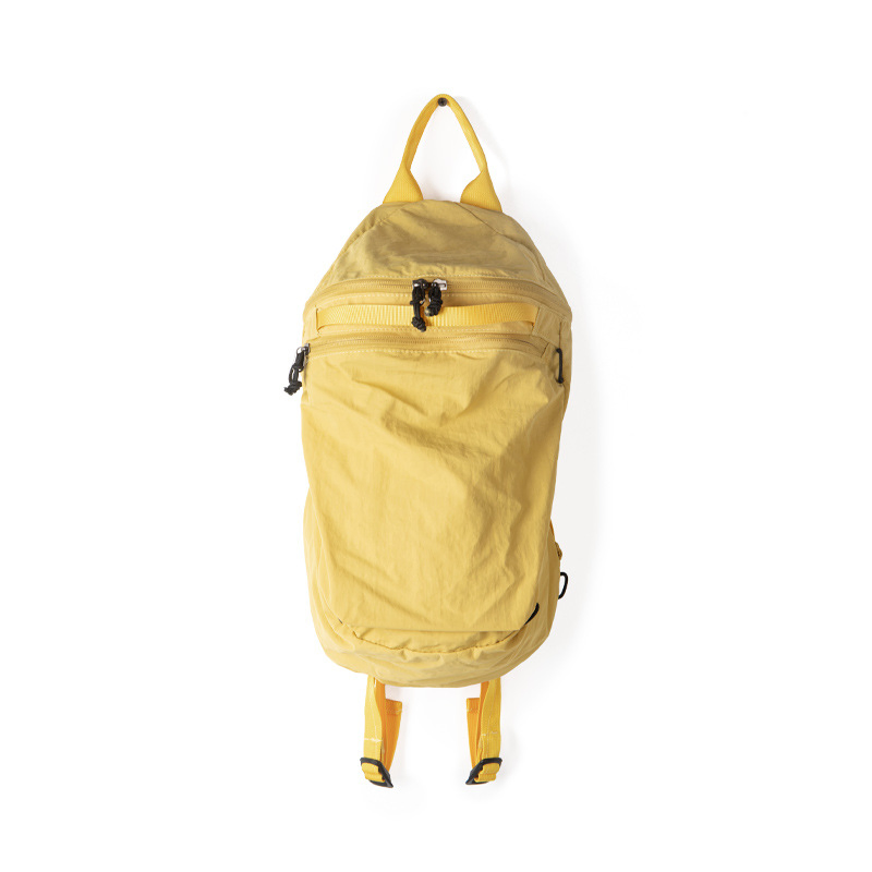 Niche Waterproof Nylon Cloth Drawstring Backpack Female Forest Large Capacity Backpack