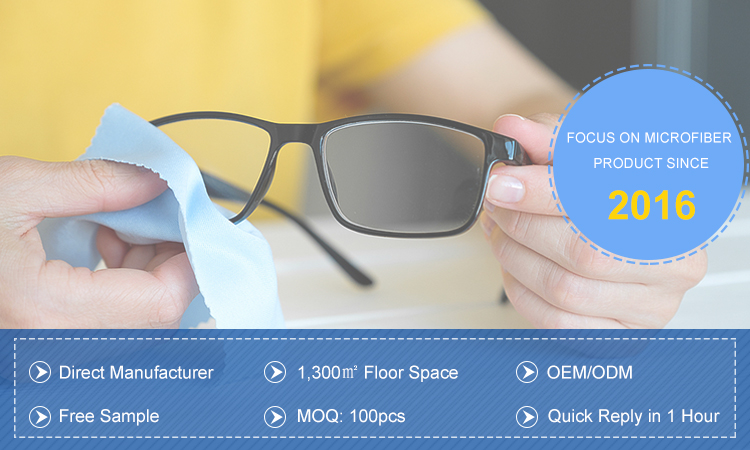 Custom Microfiber Cleaning Cloth for Glasses with Logo