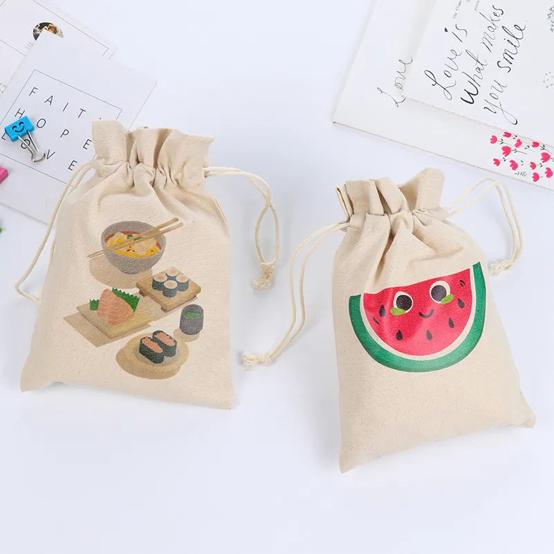 Canvas Drawstring Bag Detail 2