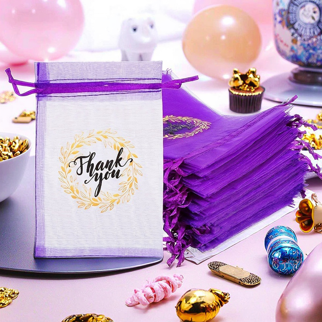 Pure Color Organza Gauze Bag