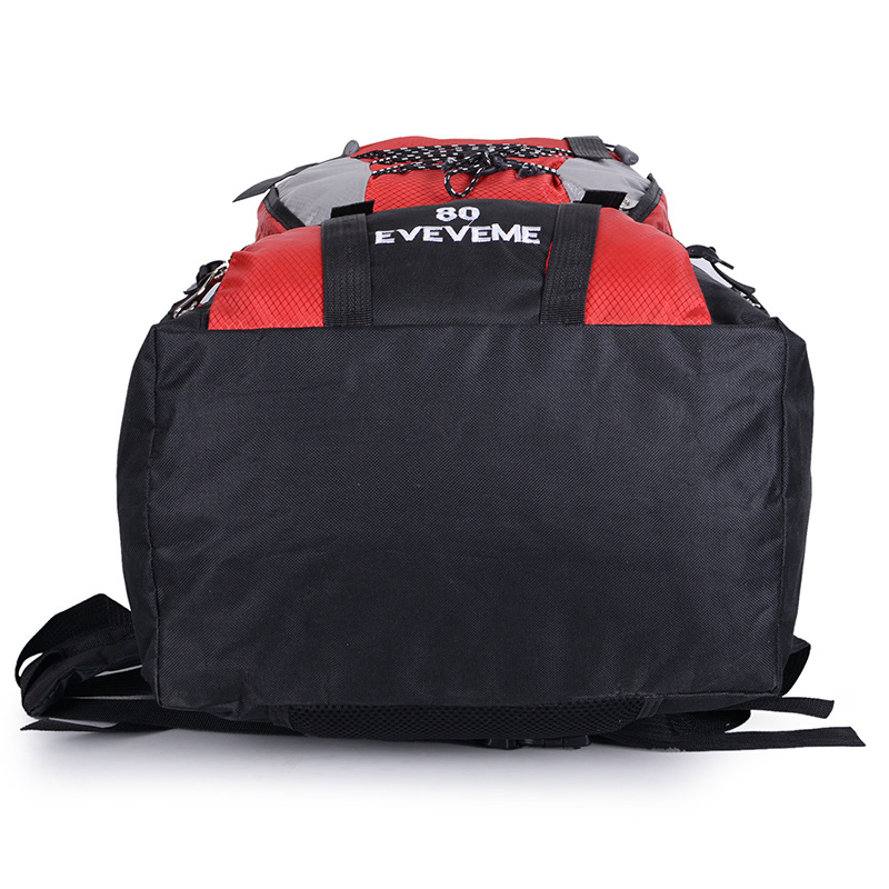 80L Large Capacity Rucksack Drawstring Nylon Outdoor Camping Travelling Waterproof Hiking Backpack