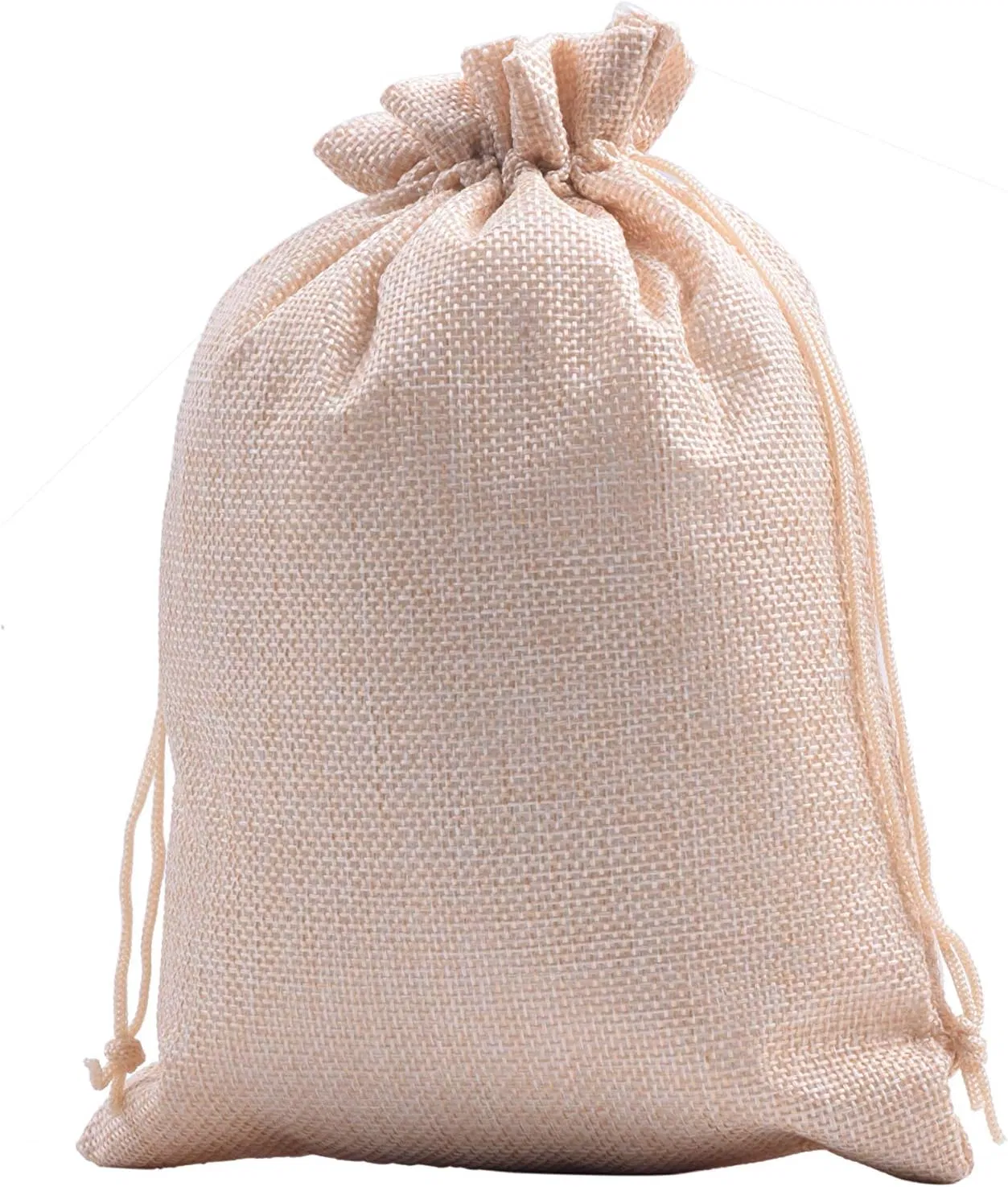 Manufacturers Custom Hessian Burlap Drawstring Bags Coffee Beans Gfit Packaging Jute Bag