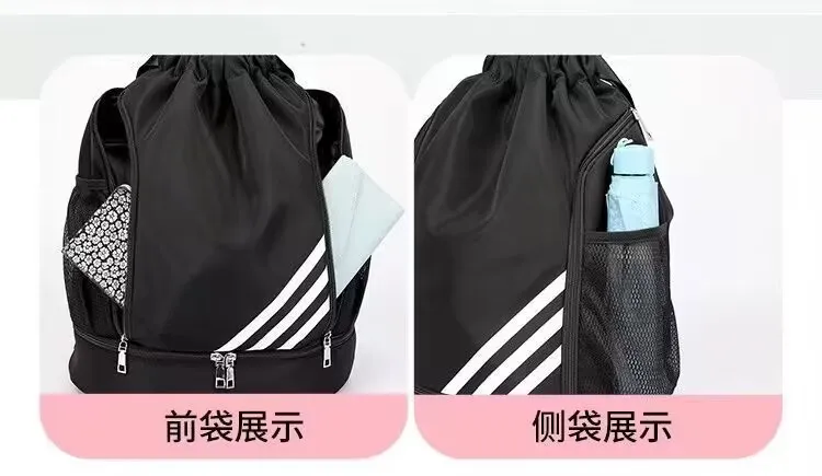 Wholesale Eco Friendly Nylon Carry Backpack Sport Gift Bag Drawstring Bag Promotional