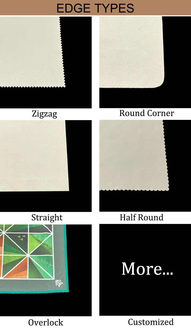 Custom Microfiber Cloth Packaging and Quality Control