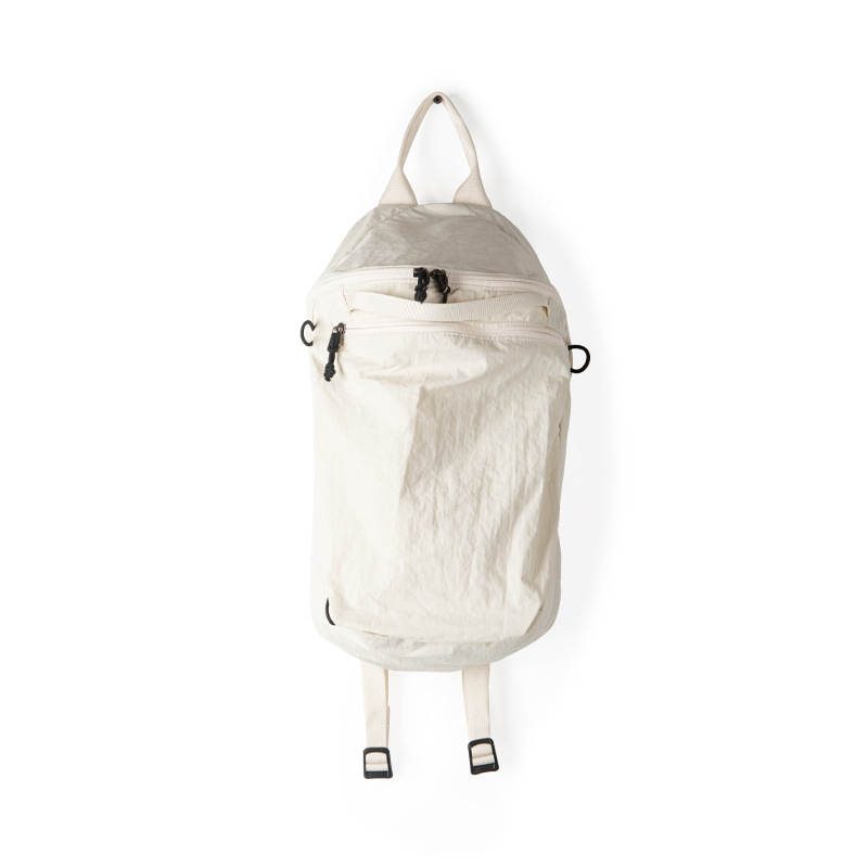 Niche Waterproof Nylon Cloth Drawstring Backpack Female Forest Large Capacity Backpack