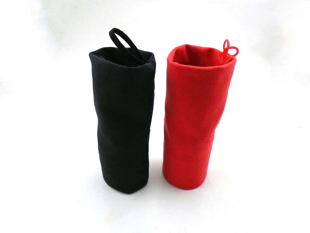 Custom The Suede Drawstring Pen Pouch