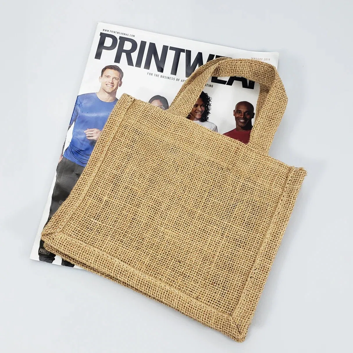 Small Burlap Party Favor Jute Gift Tote Bags