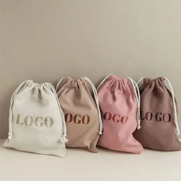 Wholesale Custom Printed Personalized Promotional Small Jewellery Drawstring Bag Suede Jewelry Gift Pouches