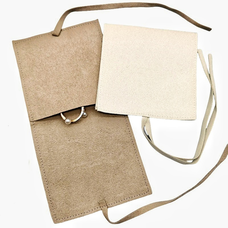 Premium Microfiber Suede Jewelry Organizer Pouch for Travel