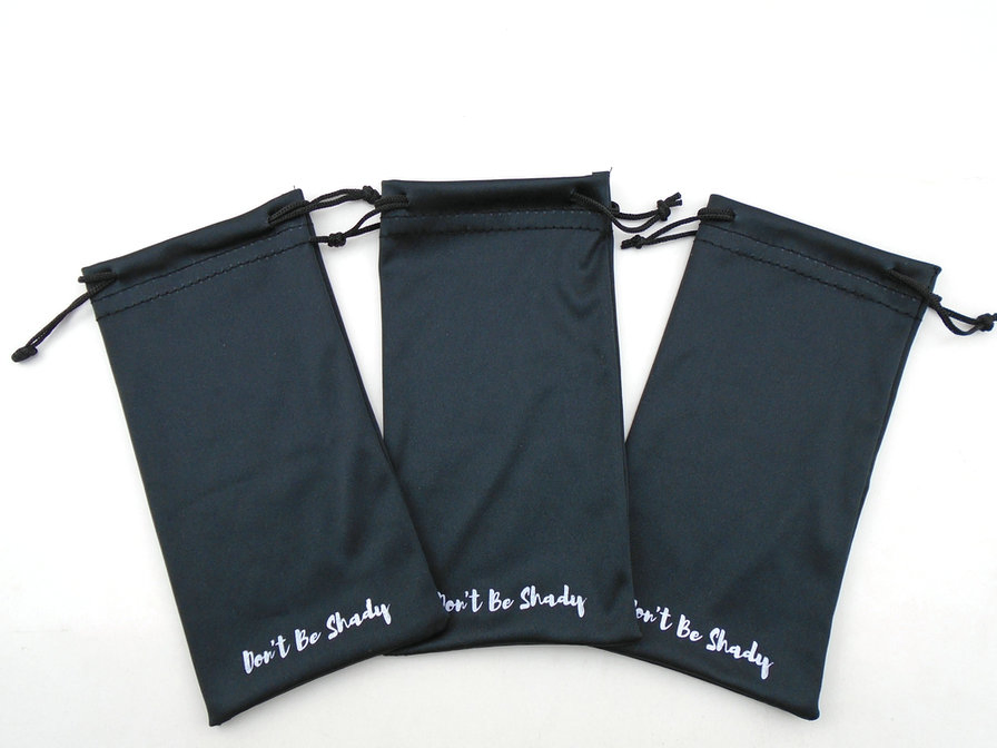 Custom The Suede Drawstring Pen Pouch