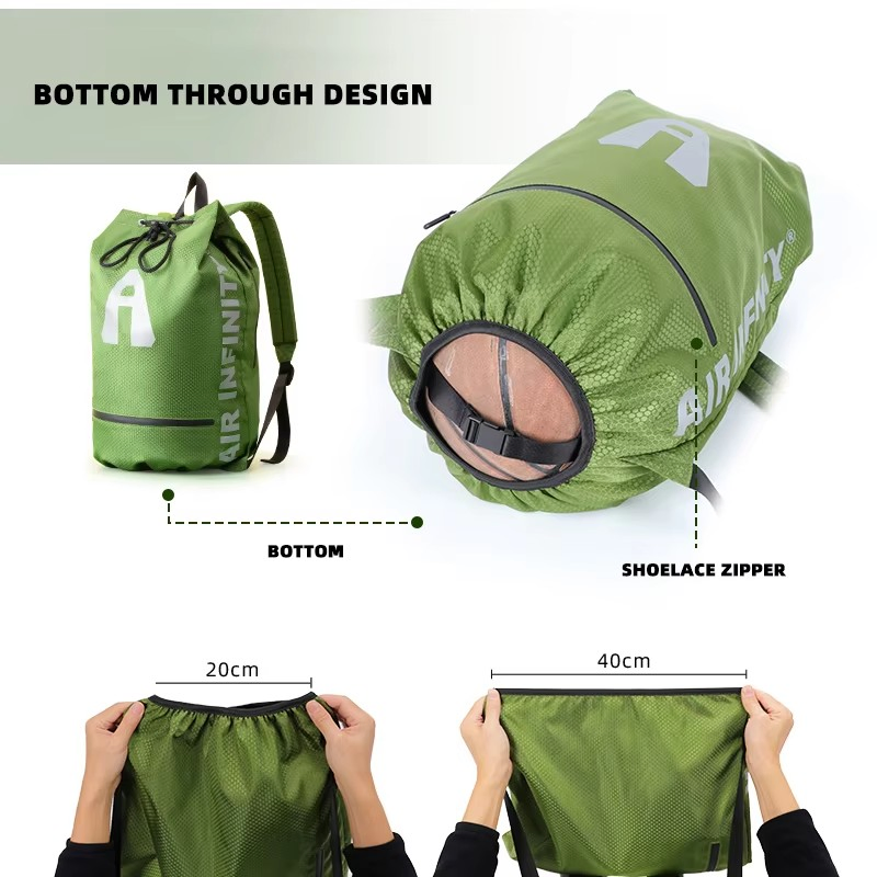 High Quality Customized Waterproof Sport Drawstring Bag Basketball Backpack Nylon Travel Backpack