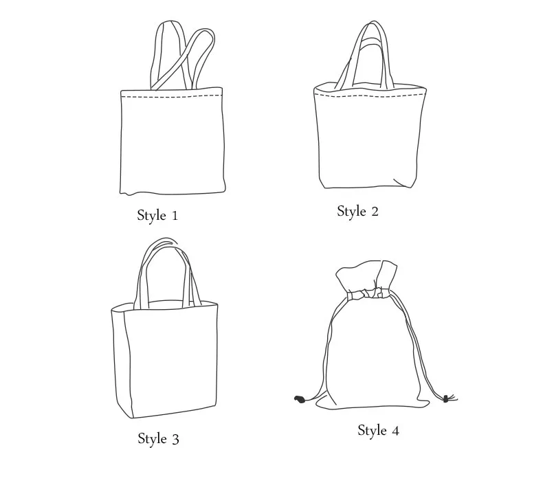 Custom Promotion Cheaper Outdoor Drawstring Cotton Canvas Shopping Tote Bag
