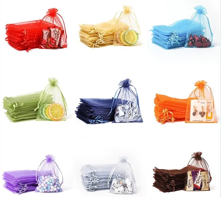 Various Colorful Organza Pouches