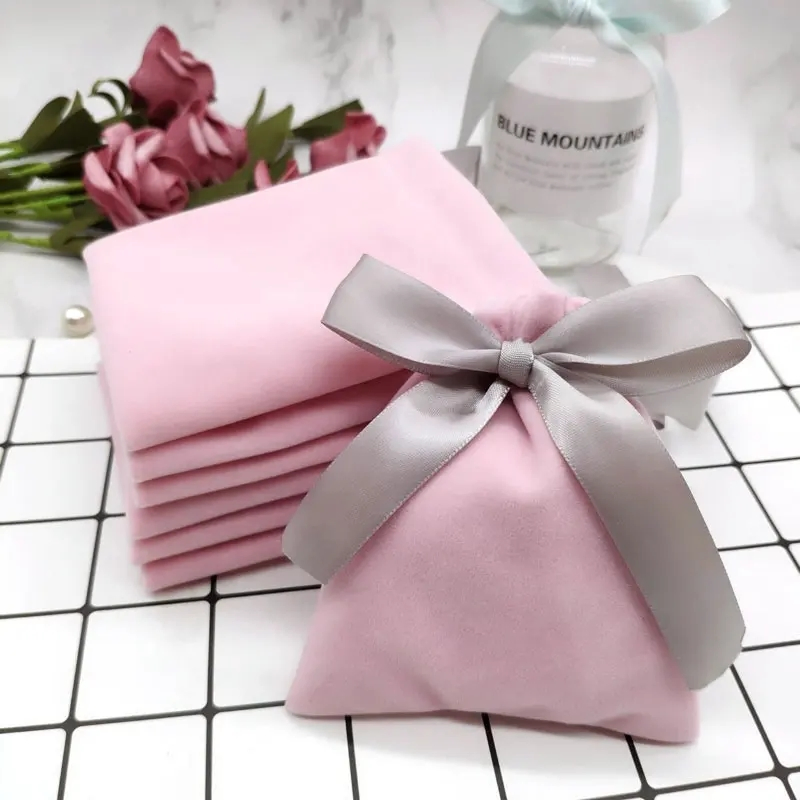 Custom Logo Natural Linen Burlap Bag Jute Gift Bag Drawstring Gift with Handles Gift Packaging Party Favor Candy Bags