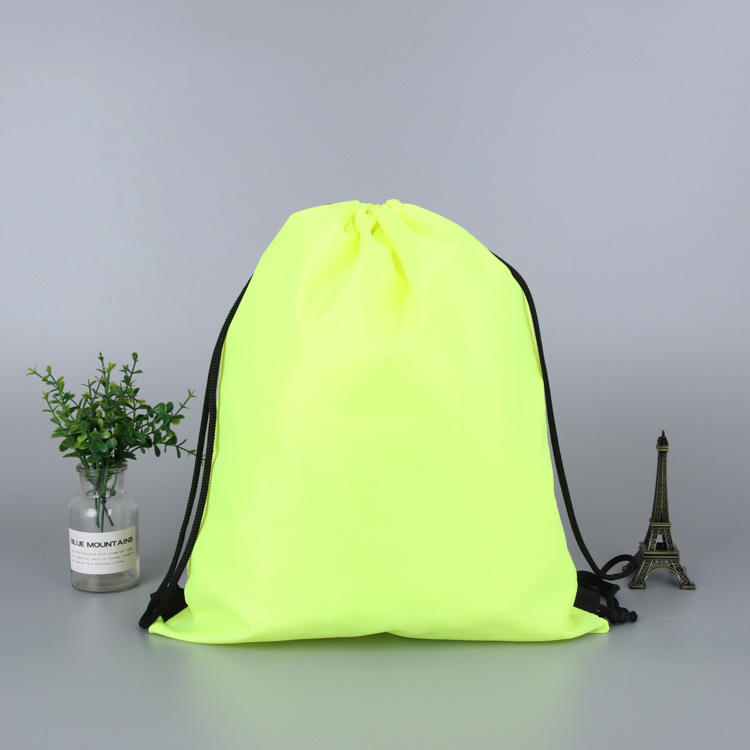 Heavy-duty Cheap Waterproof Nylon Polyester String Cinch Bags Sports Custom Shoe Gymsack Sublimation Drawstring Backpack