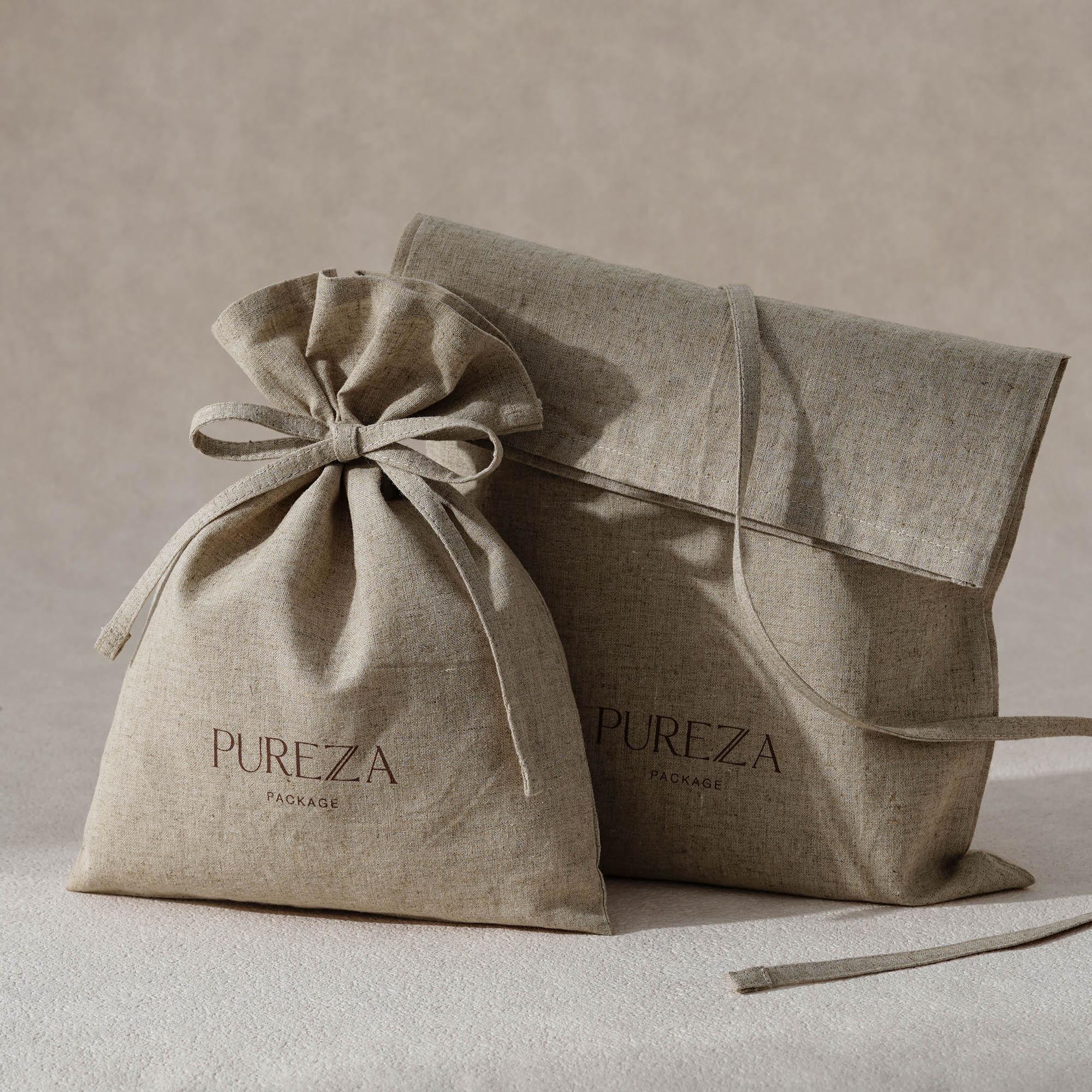 Wholesale Breathable Organza Sachet Pouches Burlap Linen Drawstring Bag for Coffee Bean Packaging Elegant Gift Idea