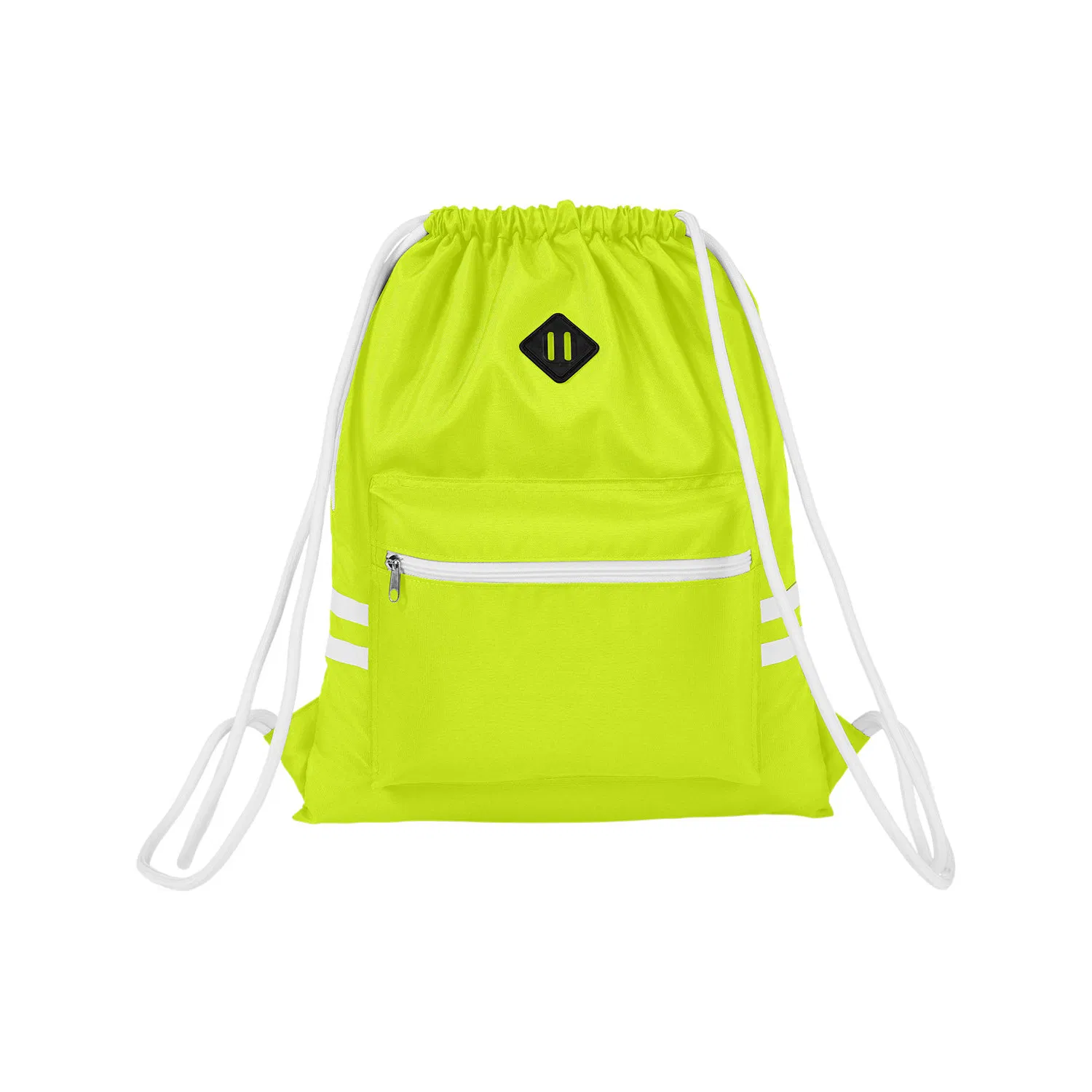 Drawstring Backpack Shopping Polyester Nylon Sports Backpack
