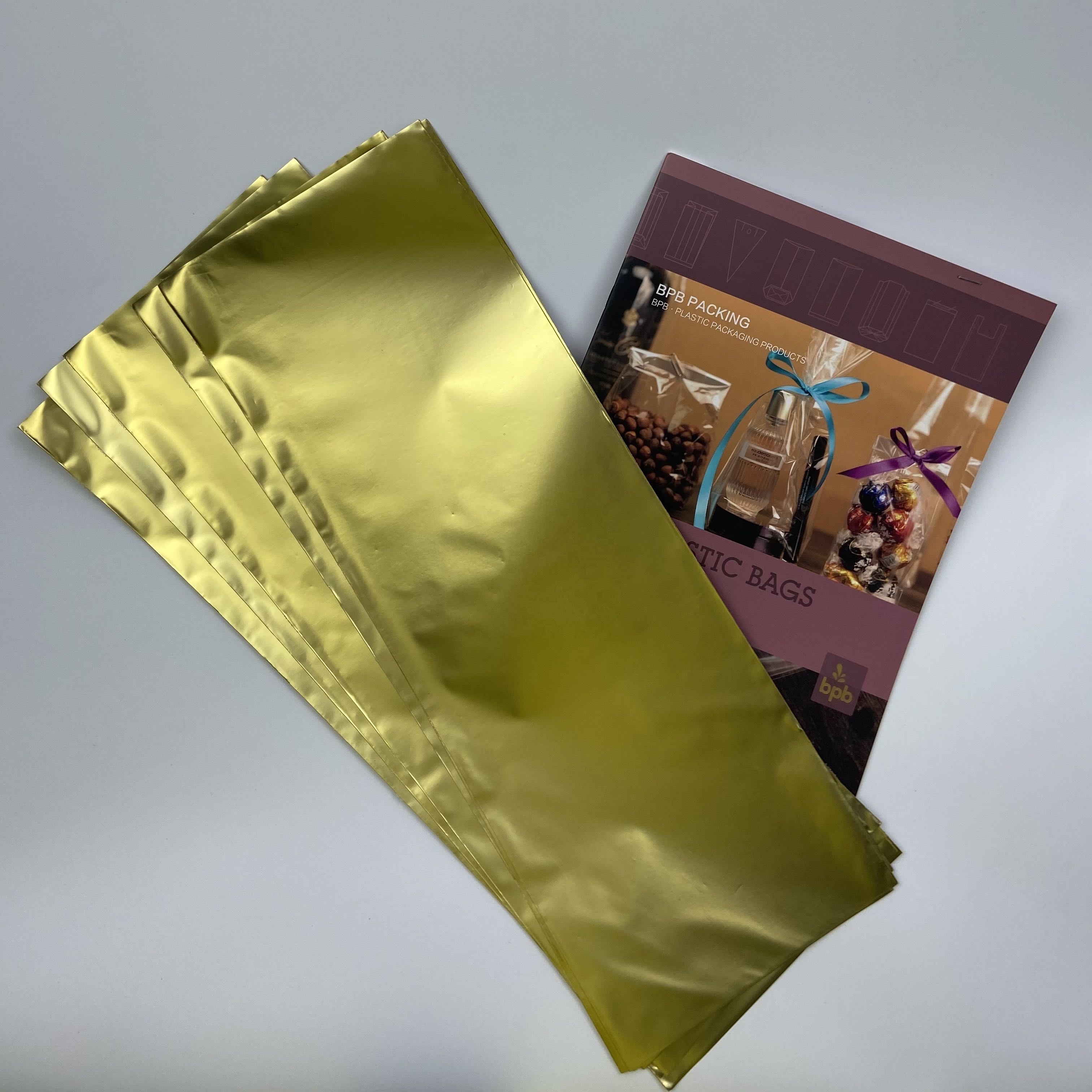 BPB Hot Selling Colored Wrappers Silver Foil Mylar Wine Bottle Gift Bags