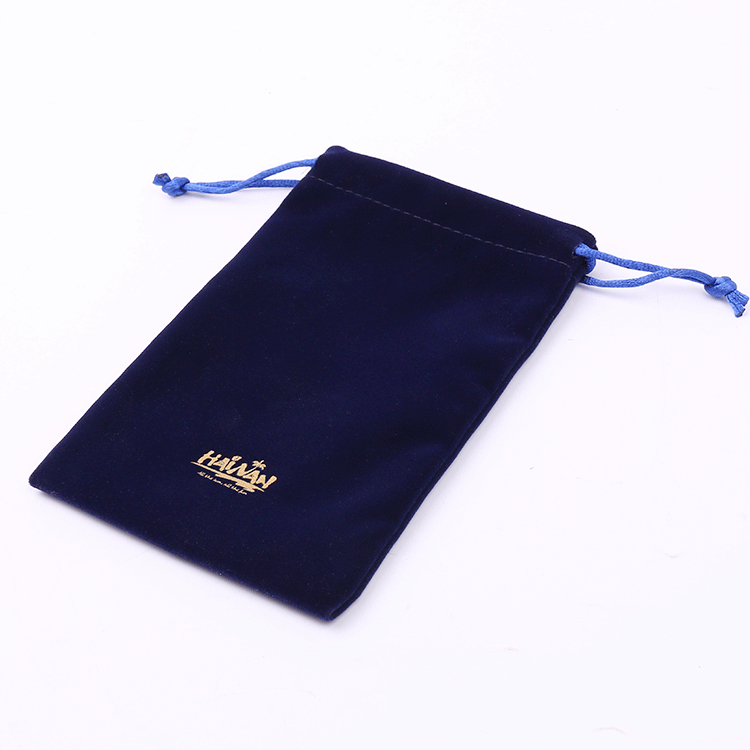 Wholesale Eco-friendly Microfiber Promotional Company Logo Pouches Rope Handle Zipper Closure Gift Bags for Storage Shopping