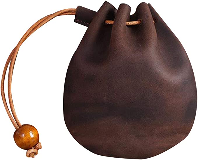 Custom Logo Printed High Quality Small Leather Suede Velvet Drawstring Packaging Bag for Jewellery