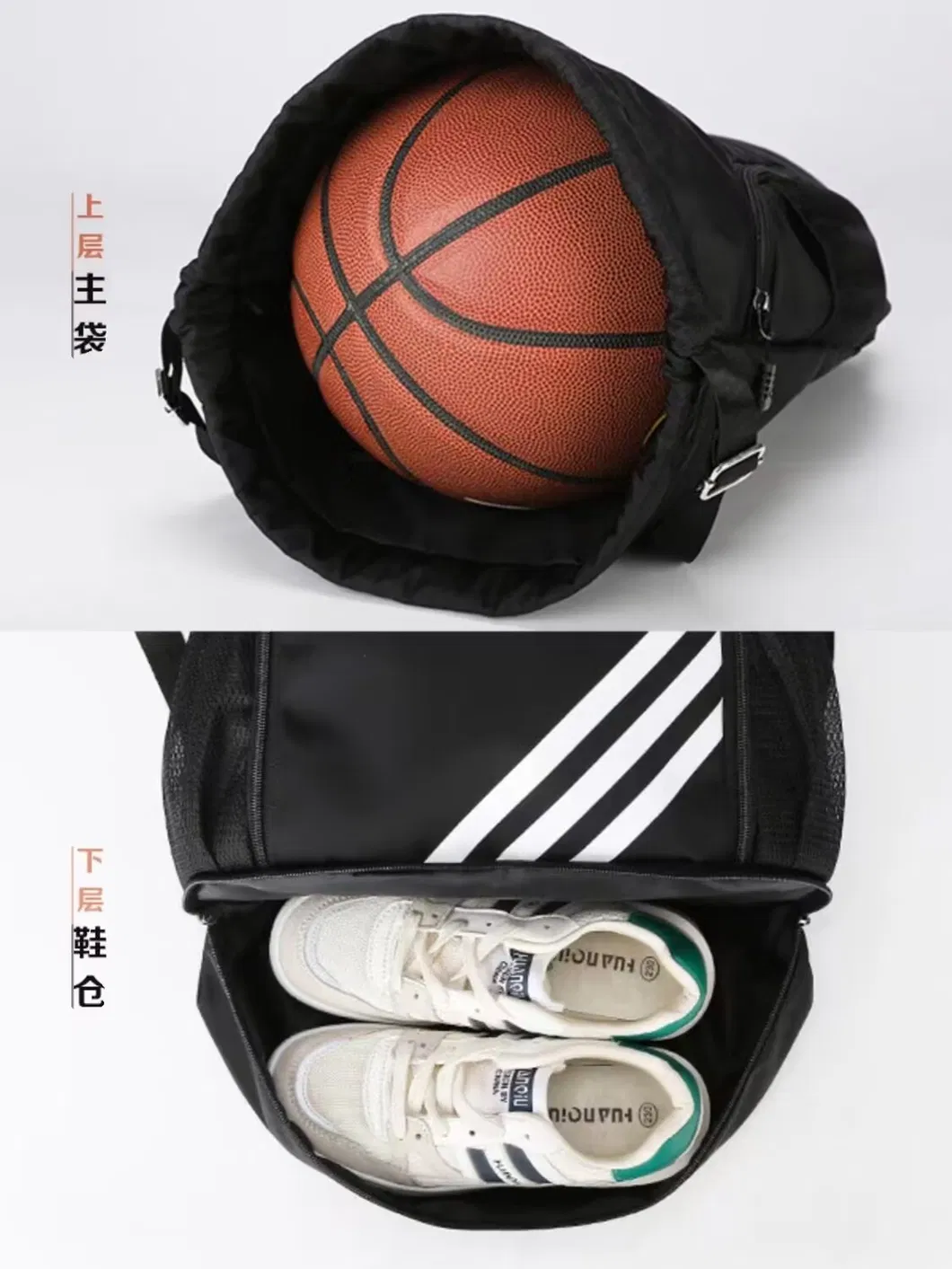 Wholesale Eco Friendly Nylon Carry Backpack Sport Gift Bag Drawstring Bag Promotional