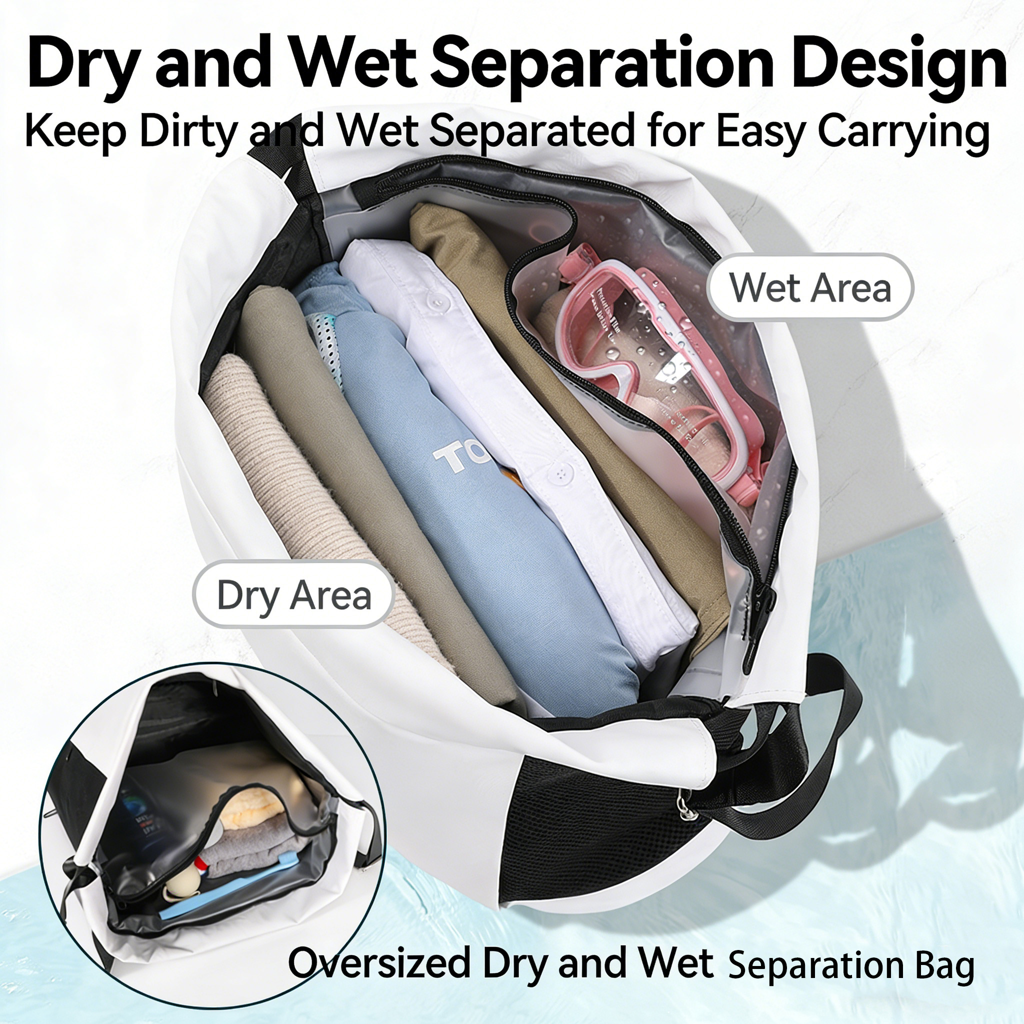 Pocket Flap Closure Water Bottle Holder Tote Sling Hobo Daypack Cinch Bag Drawstring Backpack Wet Bag Luxury Designer Style