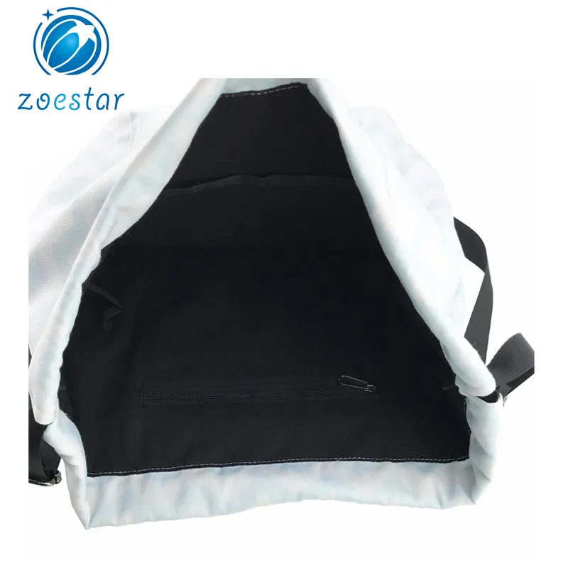 Custom Logo Sublimation String Polyester Nylon Gym Drawstring Bag Backpack with Logo