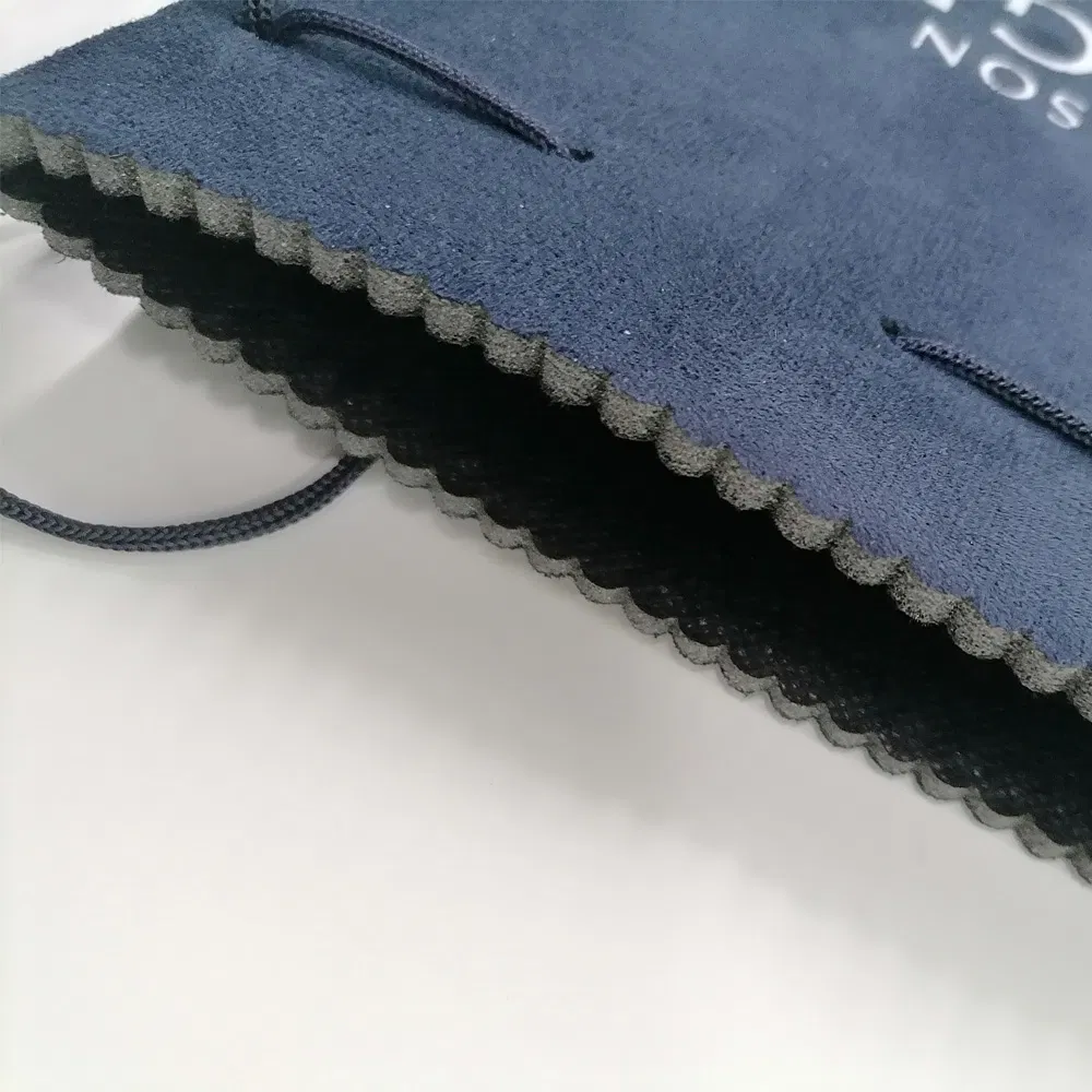 Sponge Composite Suede Velvet Drawstring Gift Packaging Pouch 6