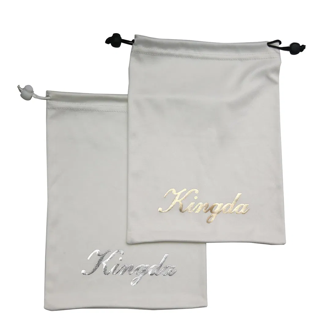 Microfiber Jewelry Sunglasses Pouch 100% RPET Polyester Silk-Screen Printing