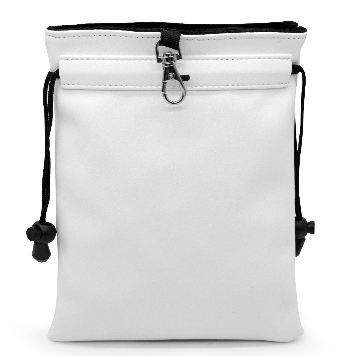 Hot Sale Logo Custom Leather Golf Pouch Golf Ball Pouch Drawstring Closure Golf Valuables Pouch