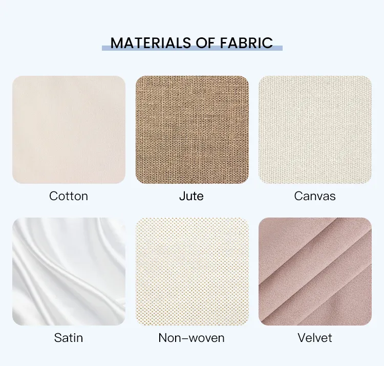 Round Cotton Linen Canvas Gift Drawstring Dust Bag