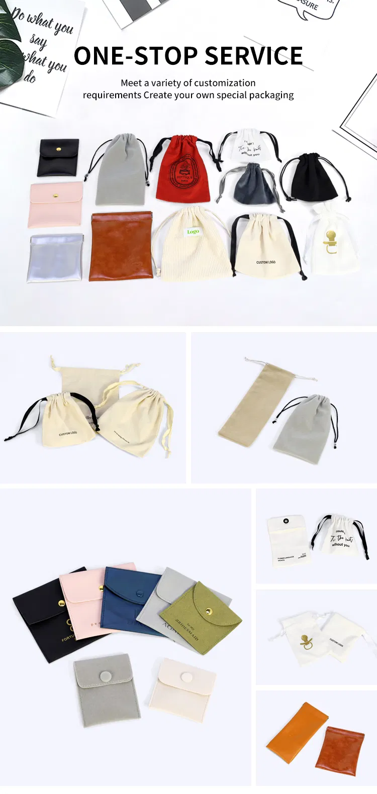 Wholesale Custom Size Eco Friendly Recycled Plain Printed Big Cotton Canvas Pouch Drawstrings Dust Bags with Rope Logo