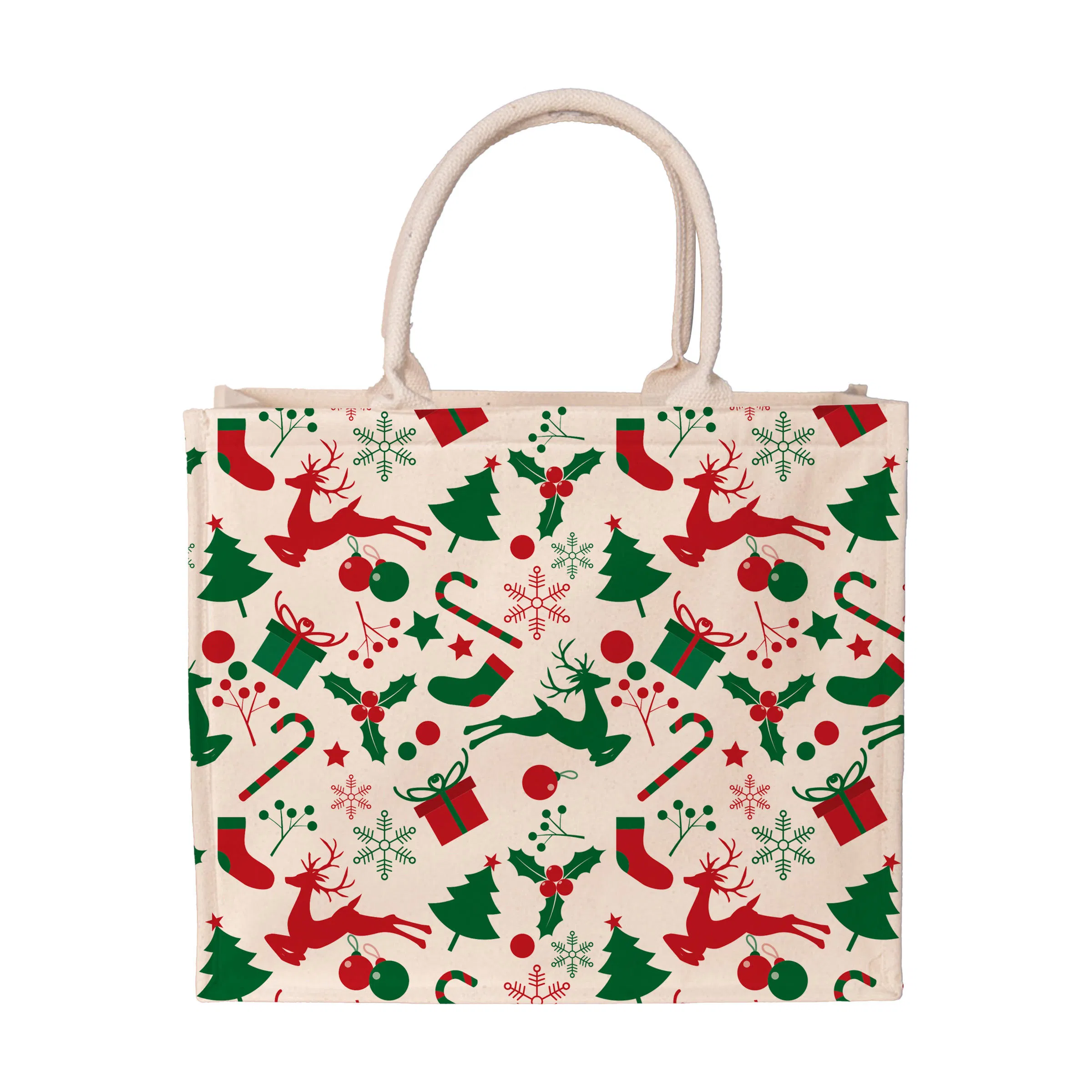 Jute Linen Bags for Christmas Favors Stylish Burlap Gift Candy Bags for Party Decorations Jute Present Bags