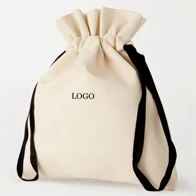 Wholesale Custom Printed Personalized Promotional Small Jewellery Drawstring Bag Suede Jewelry Gift Pouches