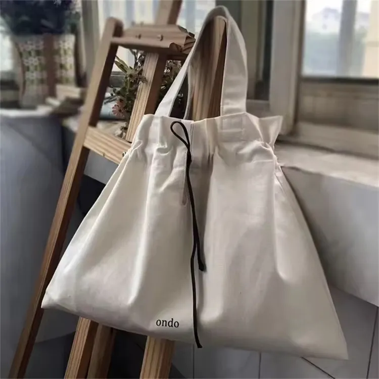Drawstring Tote Bag Detail