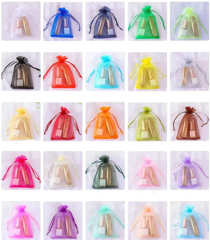 Organza bags colors display 1