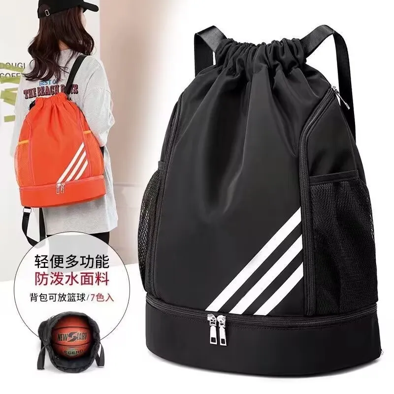 Wholesale Eco Friendly Nylon Carry Backpack Sport Gift Bag Drawstring Bag Promotional