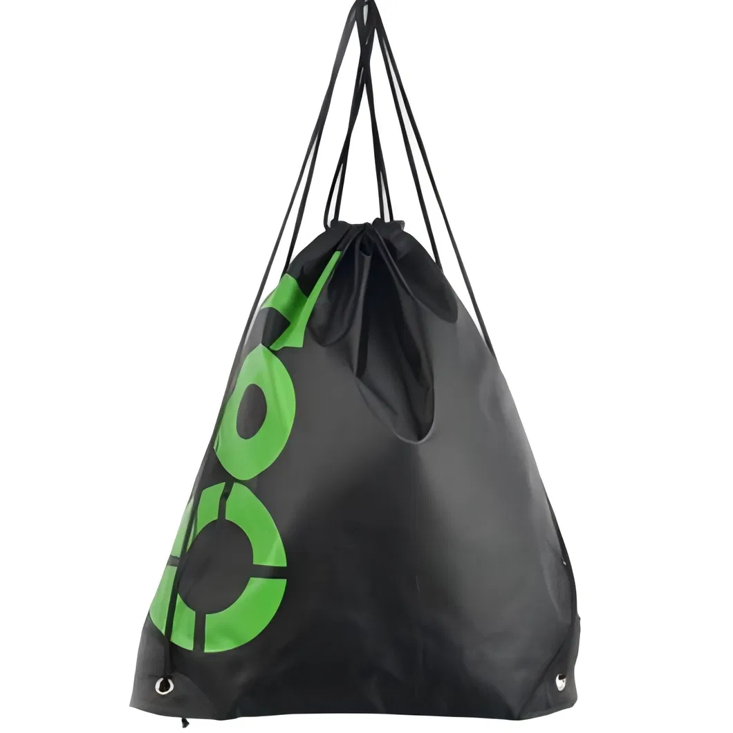 Lightweight Waterproof Nylon Mesh Drawstring Backpack for Swimming