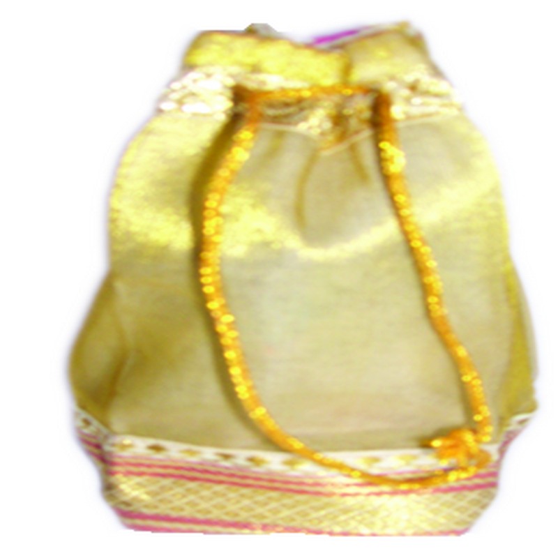 Elegant Custom Color &amp; Size Satin Sheer Pouches Printed Square Base Multi-Purpose Gift Bags for Events