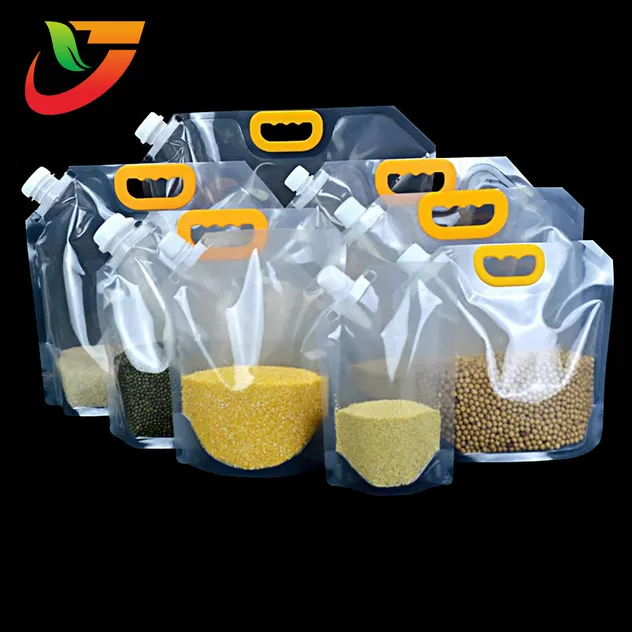 Large-capacity spout pouch