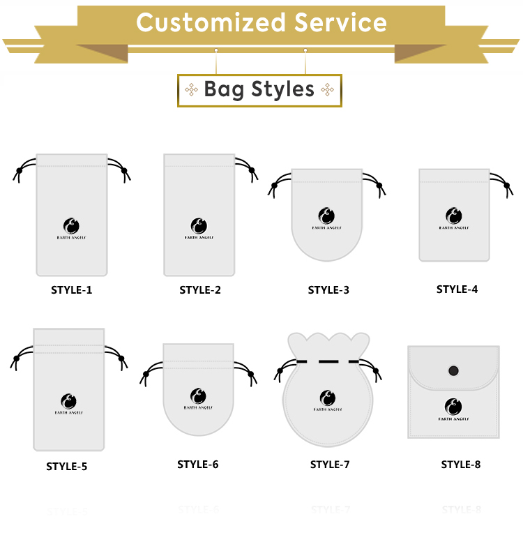 Suede pouch color options