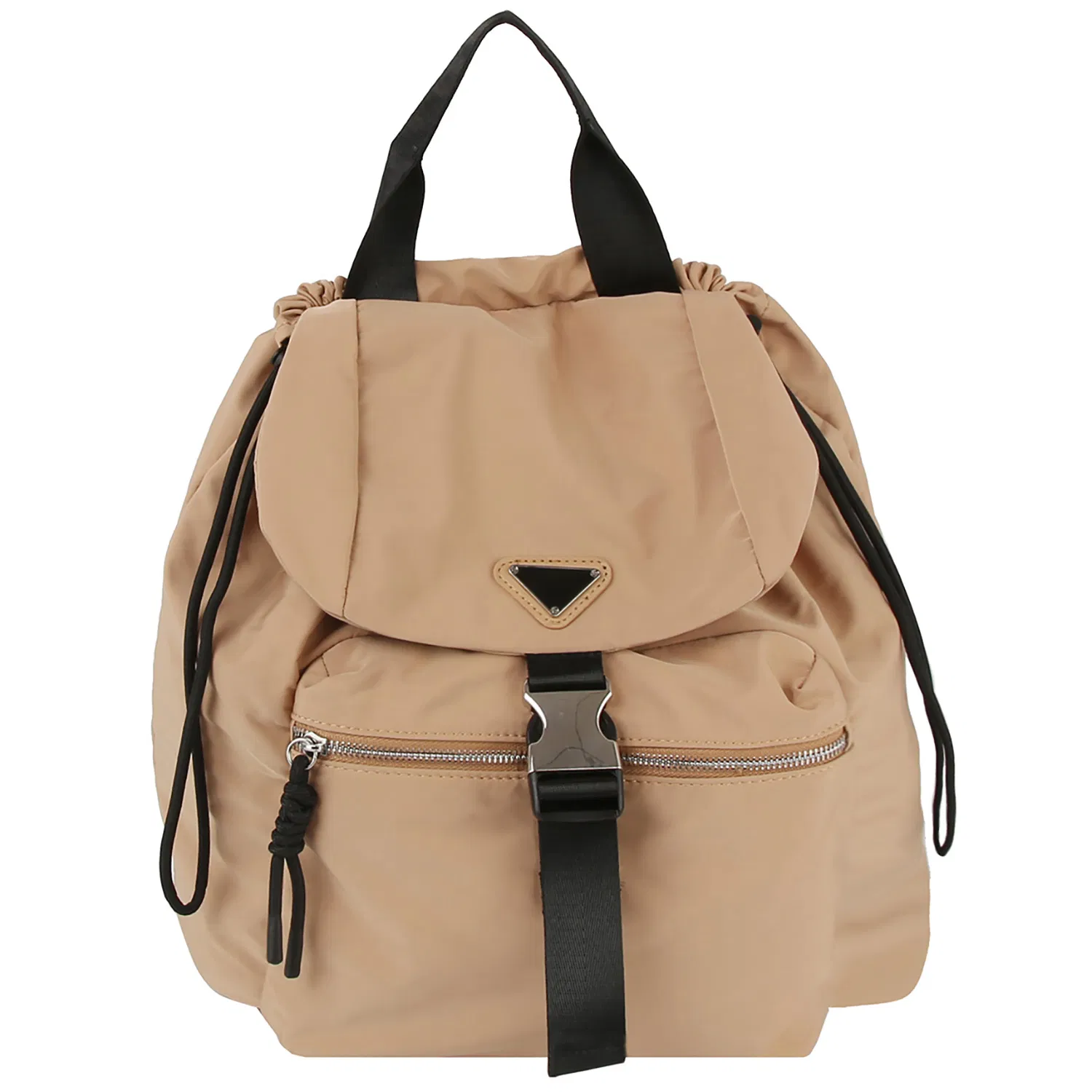 New Women's Summer Nylon Drawstring Backpack Korean Style Large Capacity Women Sport Mini Voyager Backpack