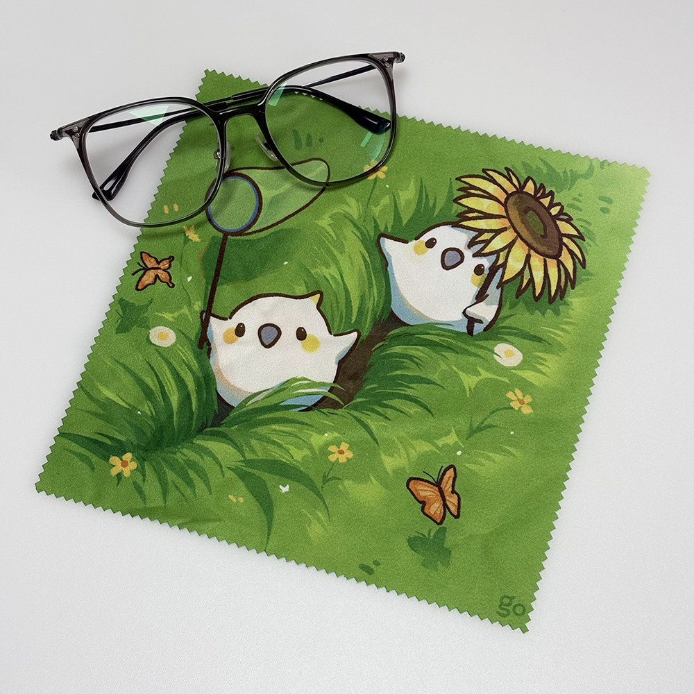 Wholesale Large Printed Blank Sublimation Microfibre Personalized Custom Logo Microfiber Eyeglass Cleaning Cloth With Logo