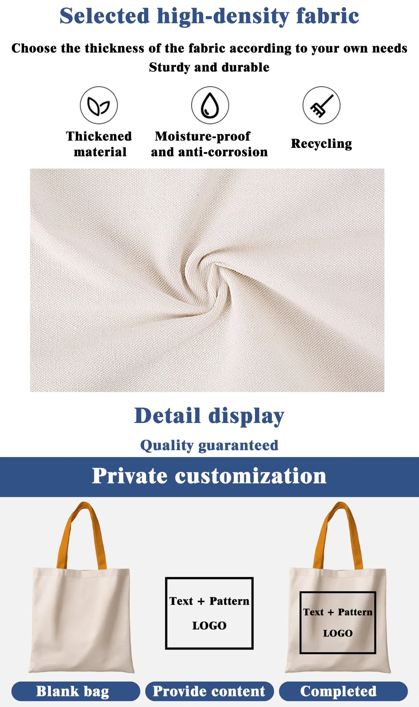 Gift Bag Canvas Bag with Drawstring for Event Custom