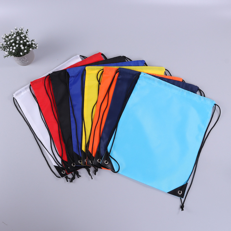 Drawstring Backpack Bags-Cinch Sack Kids Sport Storage Polyester Customizable Fashion Style Promotional Bag for Gym