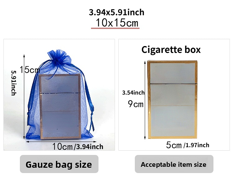 Pure Color Organza Gauze Bag