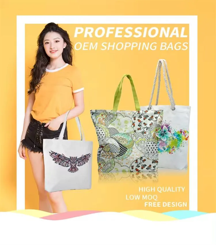 High Quality Custom Canvas Tote Bag